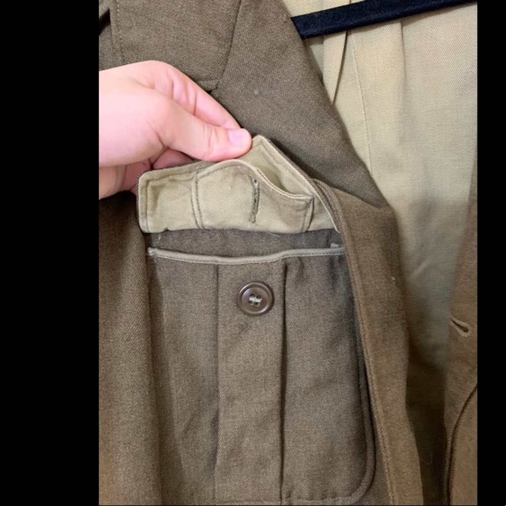 1940s Vintage US Air Force Wool Jacket - Picture 4 of 9
